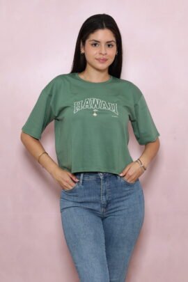 Polo para Mujer Crop Oversize