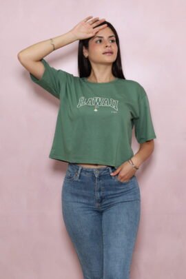 Polo para Mujer Crop Oversize