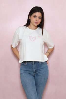 Polo para Mujer Crop Oversize