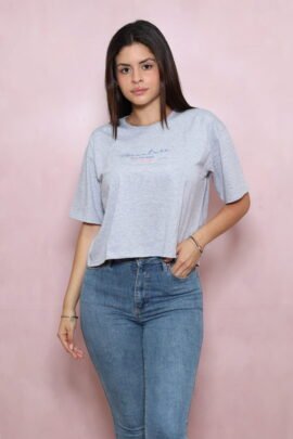 Polo para Mujer Crop Oversize