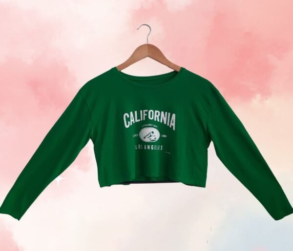 Polos para mujer manga larga Crop top - Imagen 2